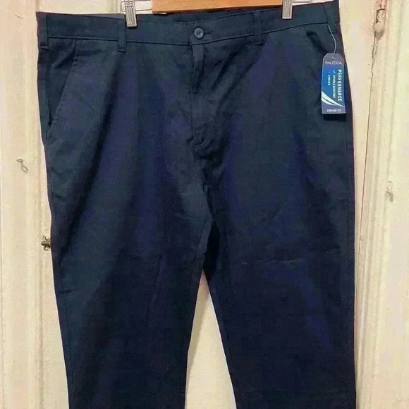 Nautica Young Men's Uniform Flat Front Stretch Twill Pants NWT Size 40X30 - Picture 6 of 13